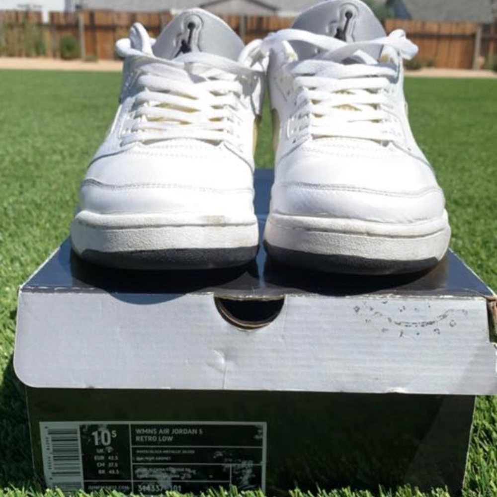 Jordan 5 low white metallic (2006)